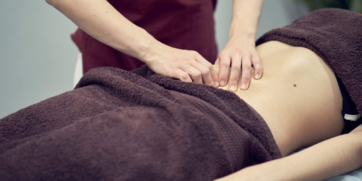 ماساژ برای معده درد